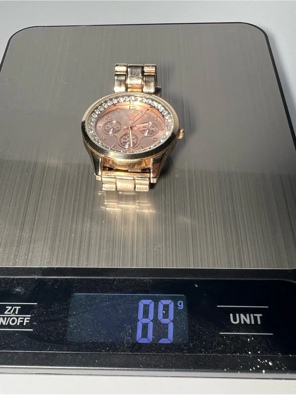 (611)Rose Gold Crystal Accent Women's Bracelet Watch American eagle